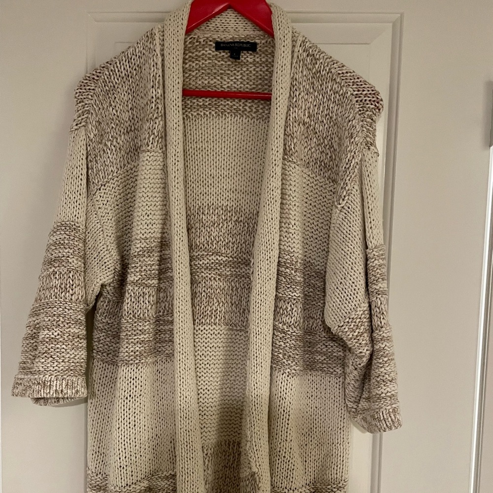 Banana Republic open cardigan size L